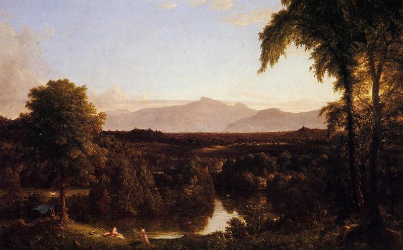 Thomas Cole View on the Catskill  Early Autumn Sweden oil painting art
